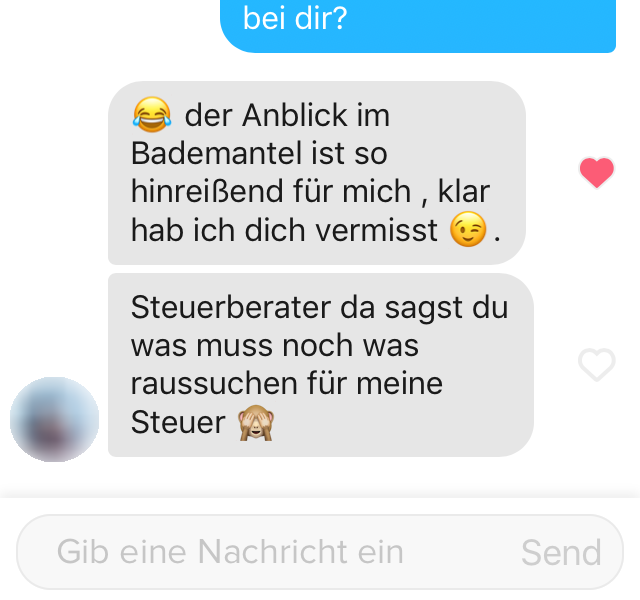 Tinder Dialog