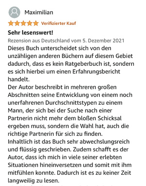 Amazon-Rezension von Maximilian