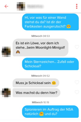 Tinder chat fragen