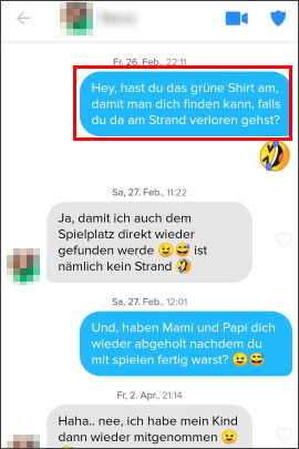 Mann schreibt coolen Tinder-Spruch mit Humor