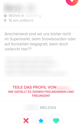 Profil frau tinder gutes Das ultimative