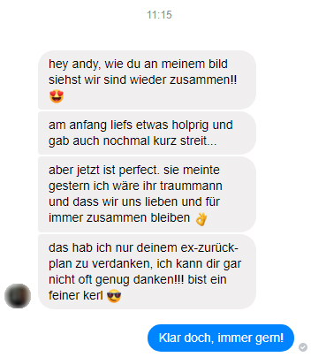 Ex-zurück Coaching Feedback