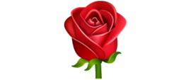 Emoji Rose