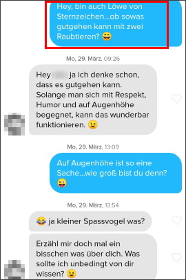 Sprüche lustige tinder status Tinder