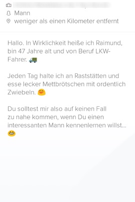 Sprüche lovoo profil Lovoo