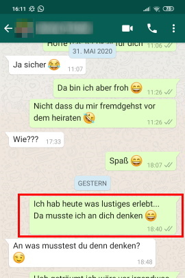 Bilder an musste denken gerade dich Ich habe