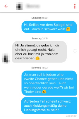 dating app frauen schreiben)