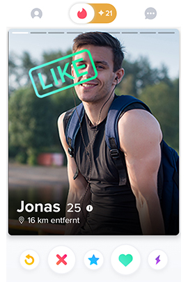 Tinder-Bild von Mann in Natur