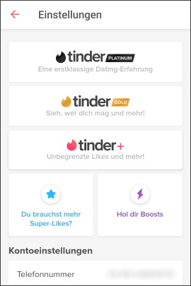 Android kündigen tinder abo Tinder Abo