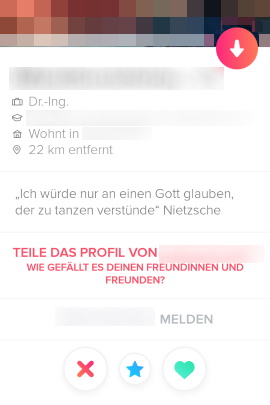 Englisch auf tinder anschreiben Auf Tinder